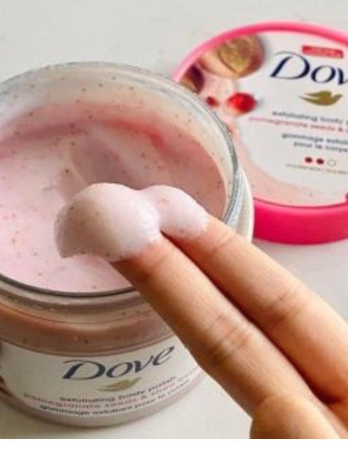 Dove exfoliating body polish (pomegranate seeds&shea butter) 298g - Image 2