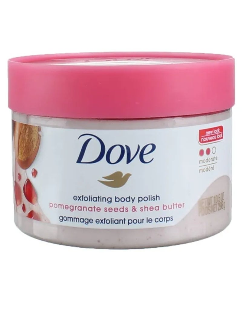 Dove exfoliating body polish (pomegranate seeds&shea butter) 298g - Image 4
