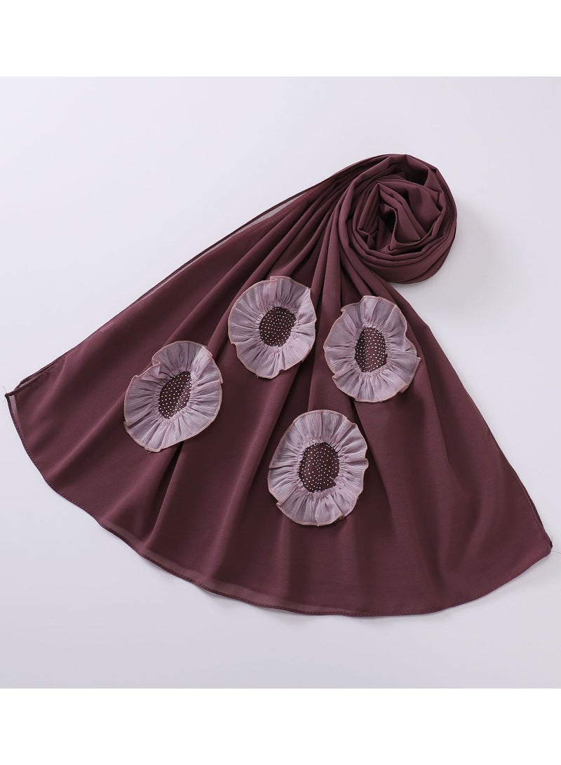 KUYING Lightweight And BreAthable Fashionable Headscarf 