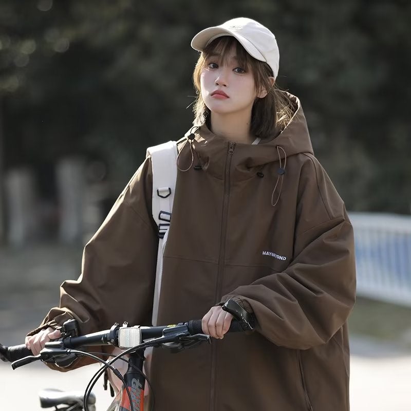Mountain Jacket Women'S Fashion Brand American Hooded Sun Protection Windbreaker Men'S And Women'S Outdoor Workwear Jacket - Image 2