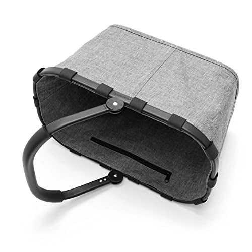 reisenthel carrybag twist silver - Sturdy shopping basket with plenty of storage space and practical inner pocket - Elegant and water-repellent design - Image 3