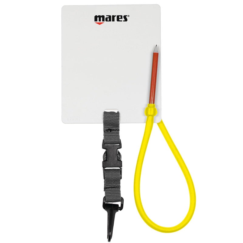 Mares Mares Underwater Slate - 12 x 15 cm Communication Diving Writing Board with Pencil  - Image 1