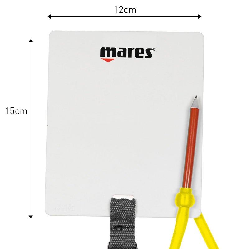 Mares Mares Underwater Slate - 12 x 15 cm Communication Diving Writing Board with Pencil  - Image 5