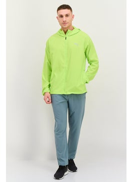 PUMA Men Sportswear Fit Long Sleeve Running Jacket, Lime Powder  - Image 3
