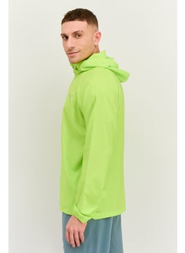PUMA Men Sportswear Fit Long Sleeve Running Jacket, Lime Powder  - Image 4
