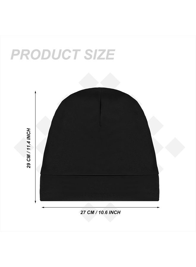 Geyoga 4 Pieces Satin Lined Hair Cover Satin Sleep Bonnet Adjustable-Designed Sleeping Beanie Stay on No Fading Cap for Men  - Image 4