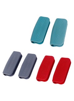 Oasisgalore 3Pcs Silicone Handles for The Whatever Pan,for cast iron skillet/pot assist handles and dual handle pans  - Image 1