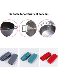 Oasisgalore 3Pcs Silicone Handles for The Whatever Pan,for cast iron skillet/pot assist handles and dual handle pans  - Image 4