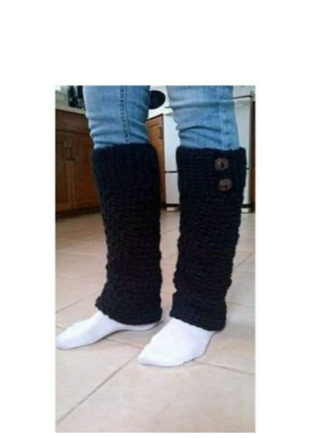 Crochet leg warmer, 