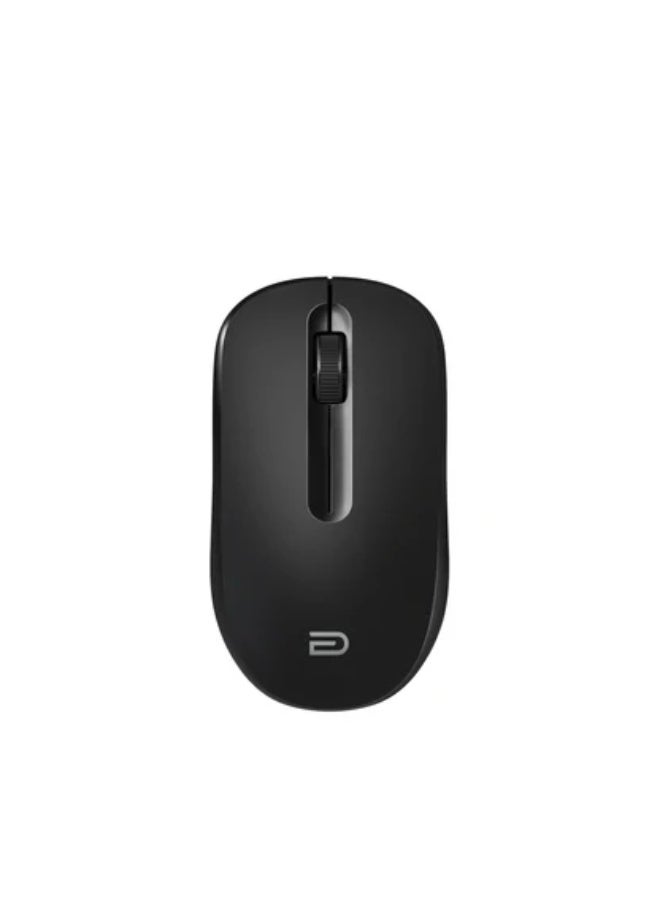 CUDY MS9922 2.4G Wireless Optical Mouse, 1000 DPI, 3 Buttons, USB Receiver, Ergonomic Comfort Grip, Black - Image 1