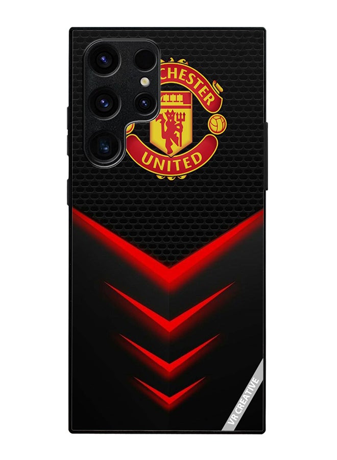 VR CREATIVE Protective Case Cover For Samsung Galaxy S25 Ultra Man United Design Multicolour
