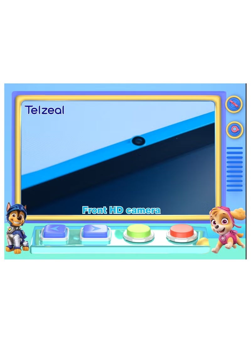 Telzeal P602 Kids Tablet 7-Inch HD Screen in Orange | 4GB RAM 128GB Storage | Dual Cameras for Photos & Video | Long-Lasting 3000mAh Battery | Child-Safe Durable Design | Educational Kids Android Tablet for Learning, Games, YouTube & Entertainment - Image 4