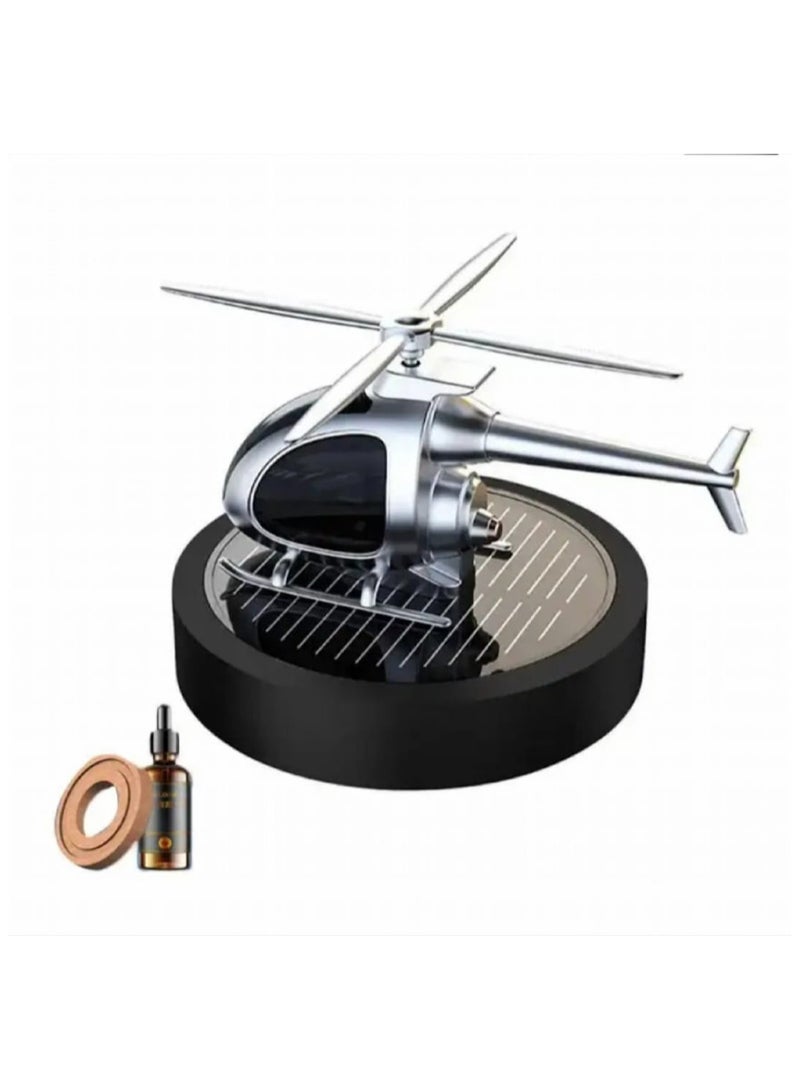 Oasis Or Electronic Air Freshener Device For Car In The Form Of A Solar Powered Helicopter - Image 3