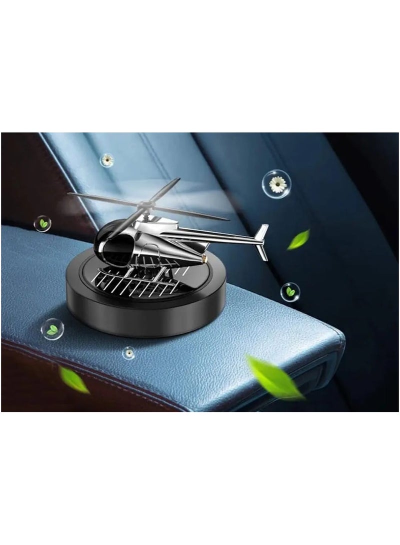 Oasis Or Electronic Air Freshener Device For Car In The Form Of A Solar Powered Helicopter - Image 2