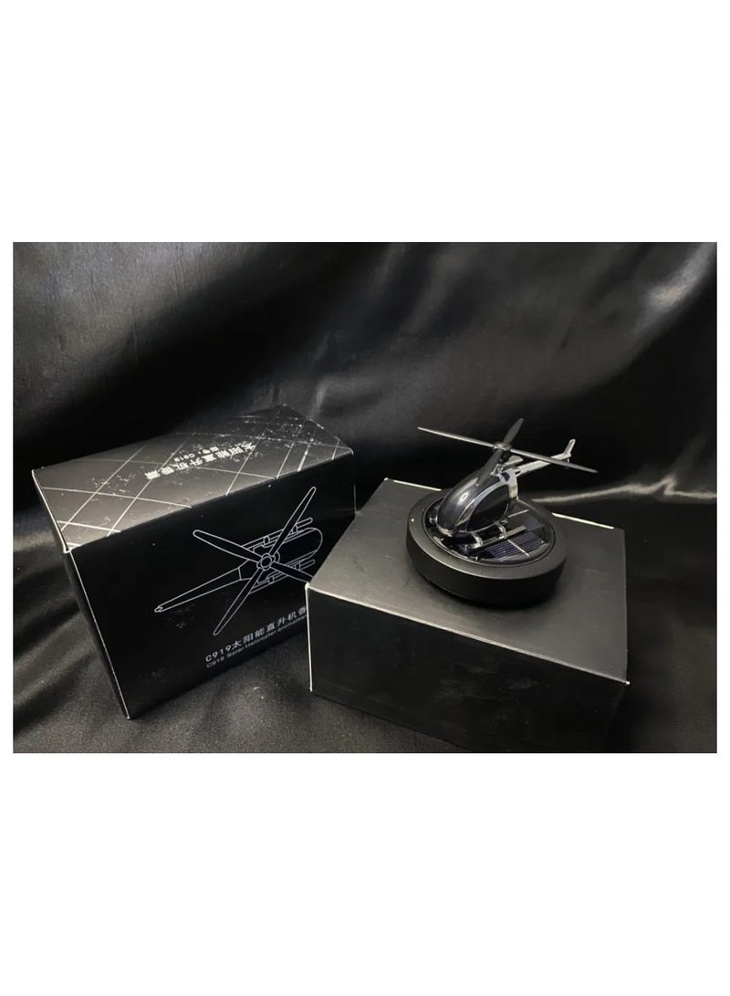 Oasis Or Electronic Air Freshener Device For Car In The Form Of A Solar Powered Helicopter - Image 4