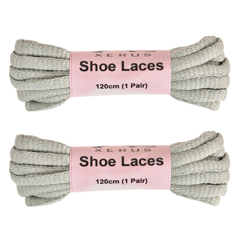 XERUS Shoe Lace Round Black 120cm for Sport and Sneakers Flat boot hiking Strings for Gym Running Athletic Men Women & Kids Shoes -(Pack of 2 Pairs) - Image 1