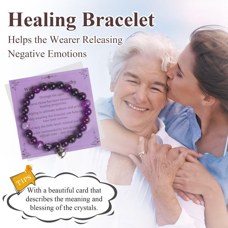 Synhonty Sympathy Gift Baskets, Care Package for Women, Soothe Grief Sympathy Gifts for Loss of Loved One, Condolences Gift Basket for Loss, Bereavement Miscarriage Gifts for Mothers, Mom, Sister, Friend - Image 5