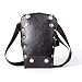 boshiho Scissors Pouch PU Leather Salon Barber Hairdressing Scissors Holster Hair Stylist Tools Bag Comb Shear Holster Waist Shoulder Belt (Black) - Image 3