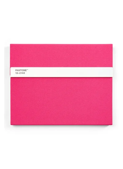 Pantone Creative Unlined Notebook with Pencil – Ideal for Ideas & Doodles – Pink
