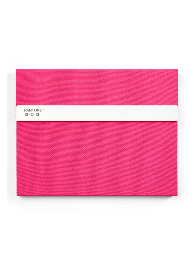 Pantone Creative Unlined Notebook with Pencil – Ideal for Ideas & Doodles – Pink