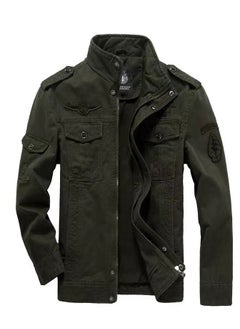Airborne Men's New Autumn/Winter Fashion Simple Casual Jacket 