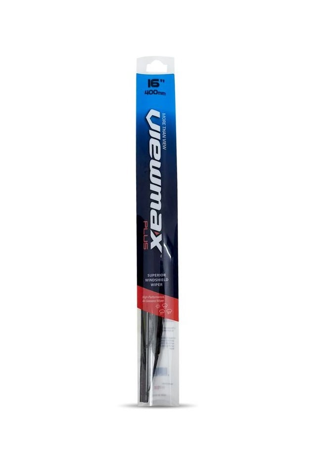 Viewmax Car Wiper Blades, Powerful Performance Conventional Windshield Wiper Blades - VIEW MAX -2 Pcs- (16" 400mm)  - Image 5