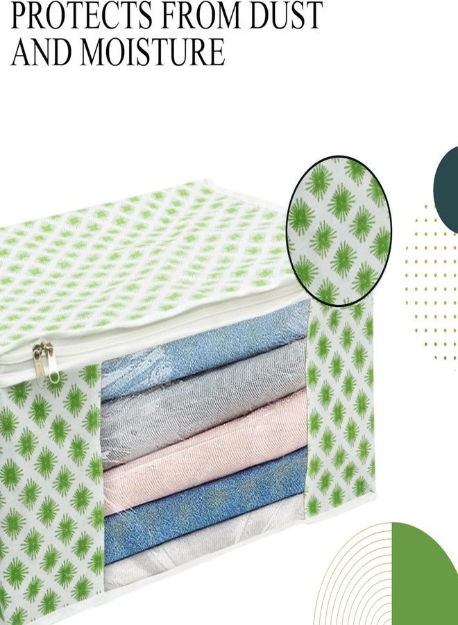 SHAPING FABRIC Garment Cover Non-Woven 90 GSM with Transparent Window & Double Metal Zipper - Pack of 3 | Dustproof Clothes Storage Bag for Sarees, Suits, Jackets, Shirts SBXLRL152493517524148523812 - Image 3