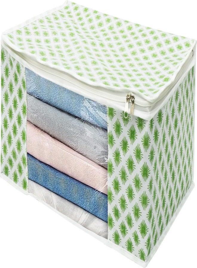 SHAPING FABRIC Garment Cover Non-Woven 90 GSM with Transparent Window & Double Metal Zipper - Pack of 3 | Dustproof Clothes Storage Bag for Sarees, Suits, Jackets, Shirts SBXLRL152493517524148523812 - Image 5