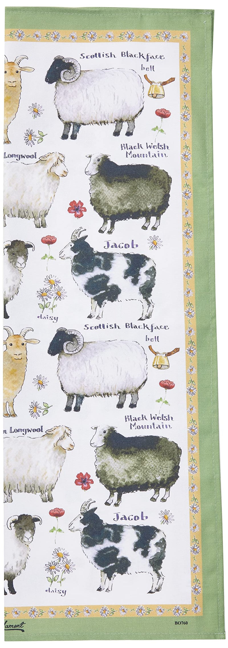 Samuel Lamont Cotton Tea Towel Sheep Breeds - Image 4