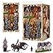 CCCDF Book Nook Kit DIY Miniature House Dollhouse Kit for Adults and Teens Booknook Tiny House Bookshelf Decor 3D Wooden Puzzle Gifts for Family Friends Sleeping Beauty - Image 2