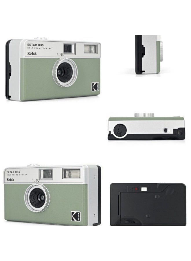 KODAK H35 KODAK EKTAR H35 Semi-grid Film Side Axis Camera 135 Film Non-disposable-Color:Light Yellow  - Image 2