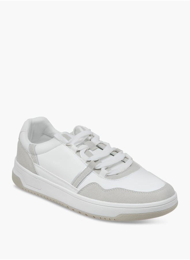 LBL by Shoexpress Men's Panelled Sneakers with Lace-Up Closure  - Image 3