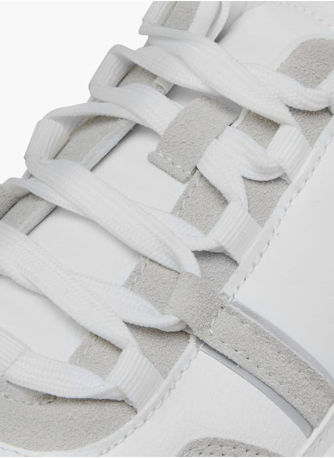 LBL by Shoexpress Men's Panelled Sneakers with Lace-Up Closure  - Image 4