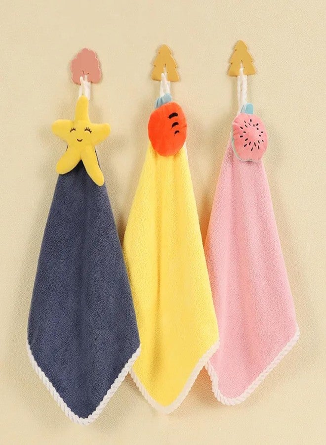 Khillayox Microfiber Cloth Premium Baby Washcloth for New Born, Washable, Reusable, Absorbent, Extra Soft Face Towels/Washcloth for Babies, Solid Print, Pack of 6 Pcs, Multicolour - 30x30 cm - Image 1