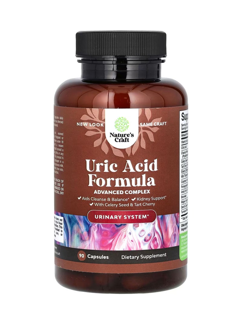 Nature's Craft Uric Acid Formula, 90 Capsules