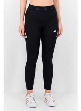 Women Tight Fit Brand Logo Outdoor Leggings,Black