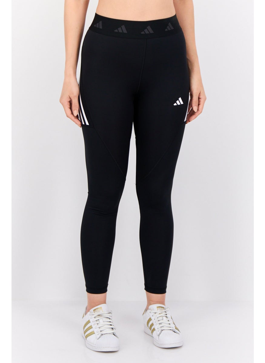 Adidas - Women Tight Fit Brand Logo Outdoor Leggings,Black - Image 1