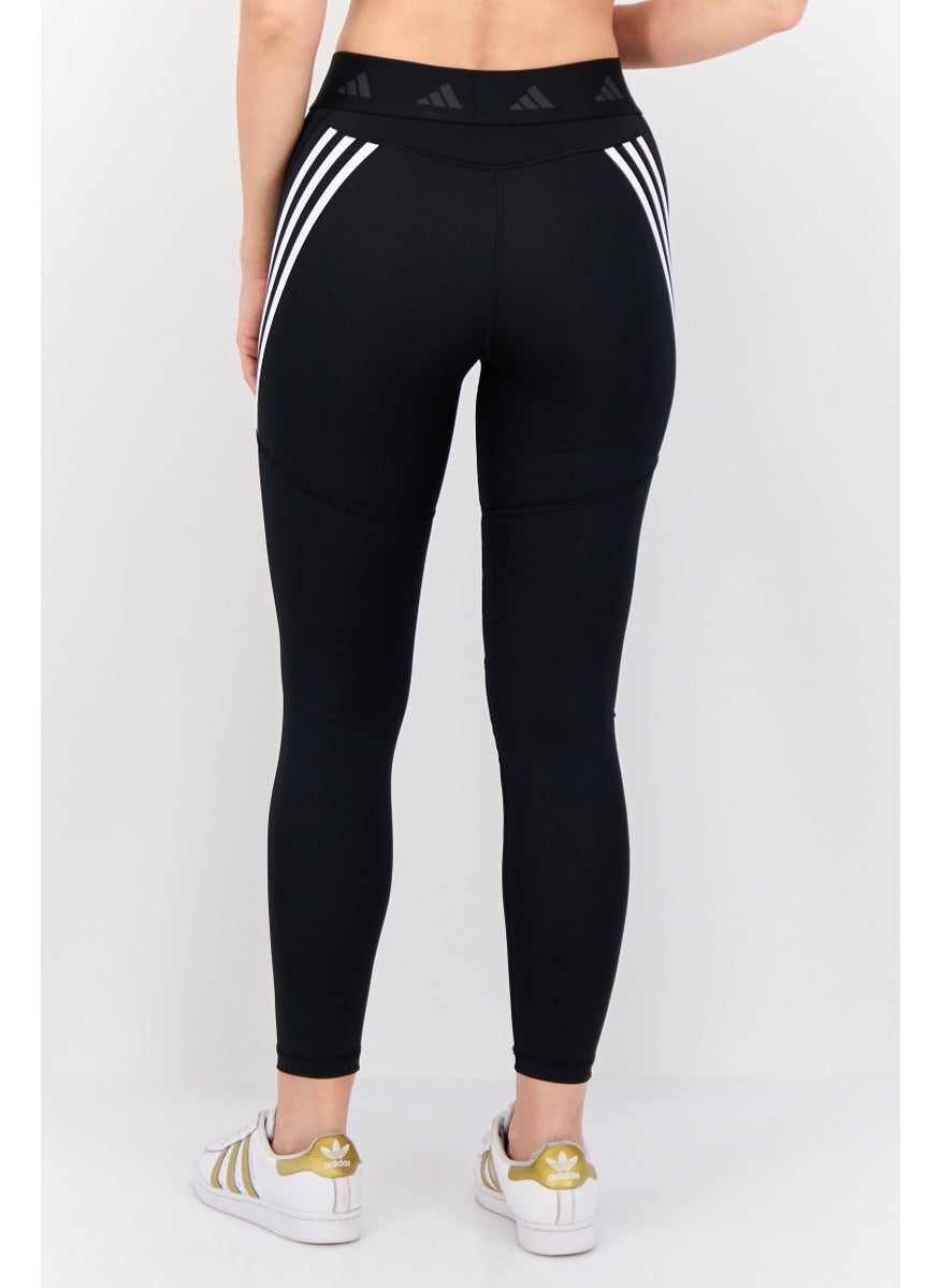 Adidas - Women Tight Fit Brand Logo Outdoor Leggings,Black - Image 1