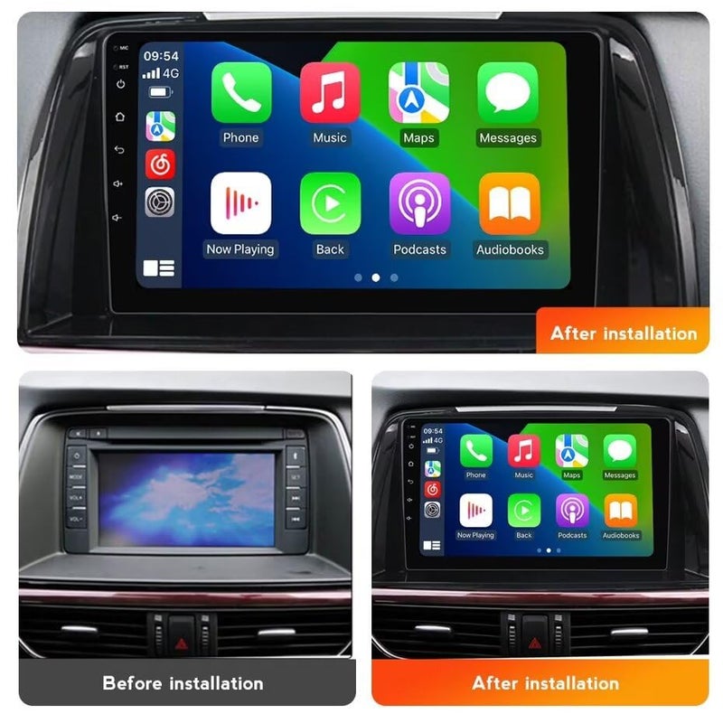 RONGJI 8Core 2+32GB 9" QLED Touch Screen Android Car Stereo for Mazda 6 III GL GJ 2012-2017 Radio Built-in Car-Play Android Auto GPS Navigation Dash Kit - Image 2