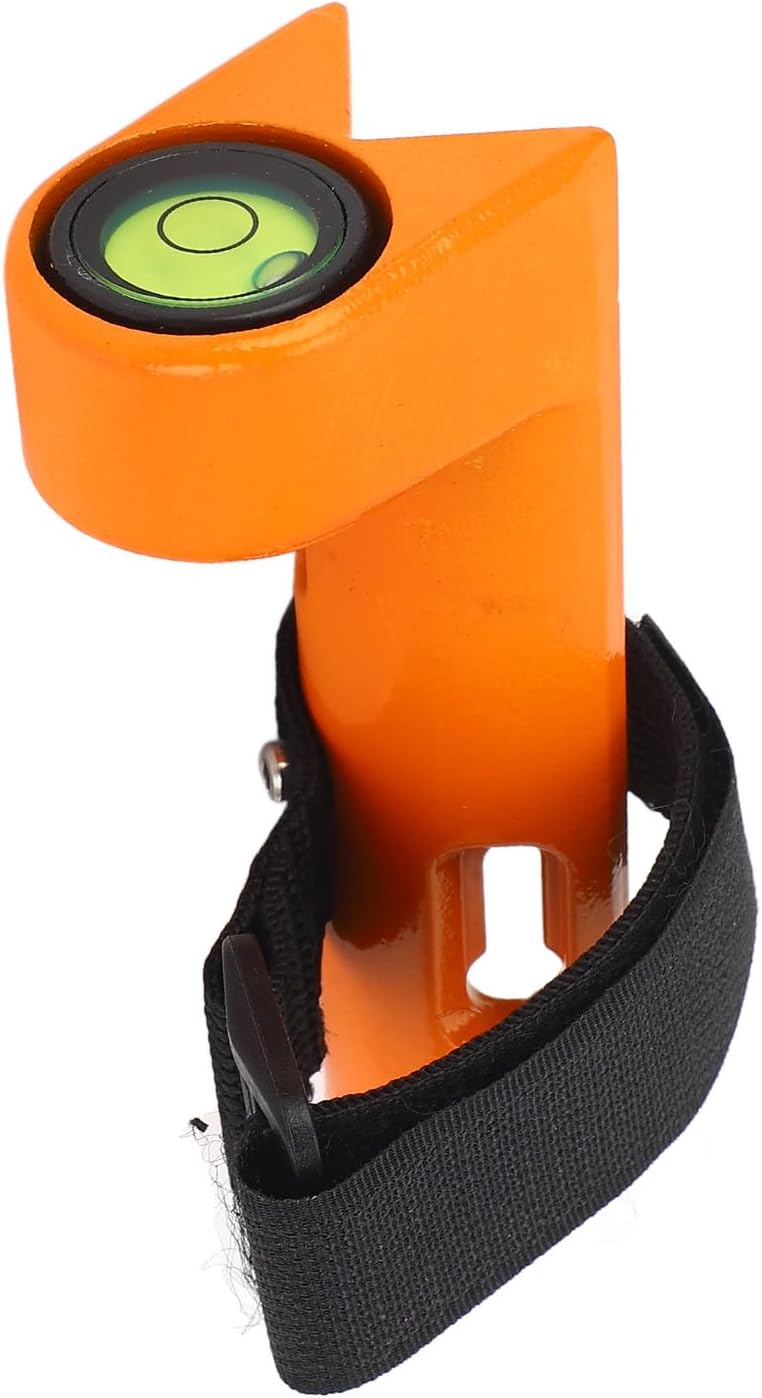 Adjustable Grade Rod Level, Aluminum Alloy, Orange Red - Portable Horizontal Bubble, Accurate Calibration, Durable for Rugged Work Sites - Image 4