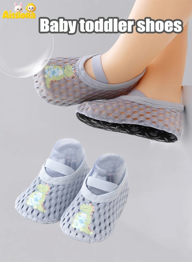 Aissiora Size S Baby floor shoes Baby walking shoes Baby floor socks Non-slip soft-soled shoes Baby mesh shoes Cartoon children's shoes - Image 1