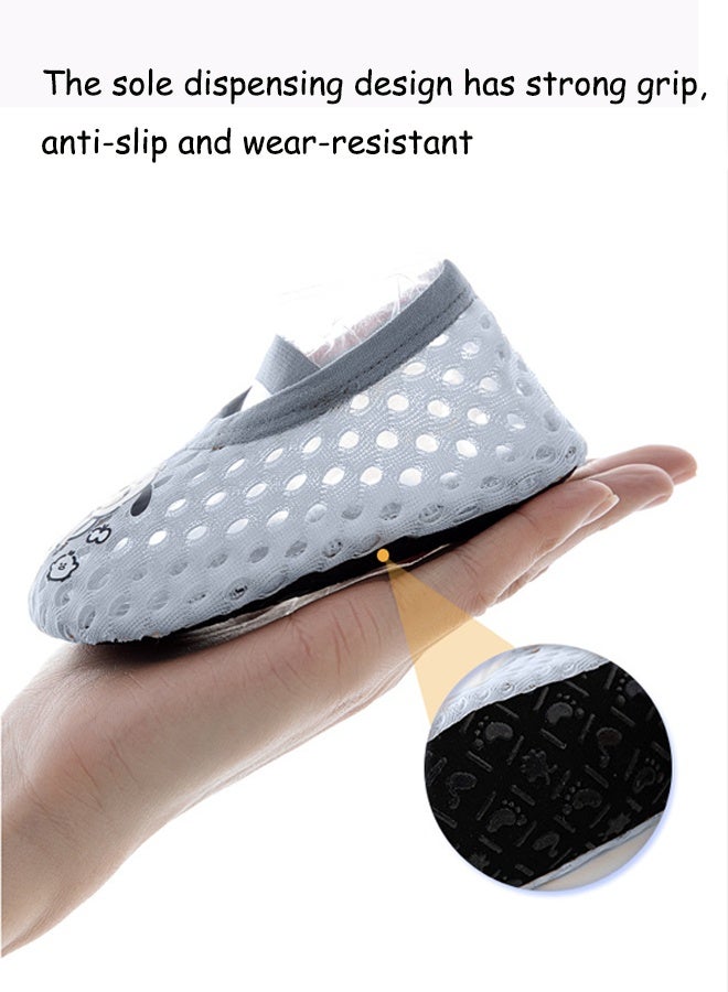 Aissiora Size S Baby floor shoes Baby walking shoes Baby floor socks Non-slip soft-soled shoes Baby mesh shoes Cartoon children's shoes - Image 4
