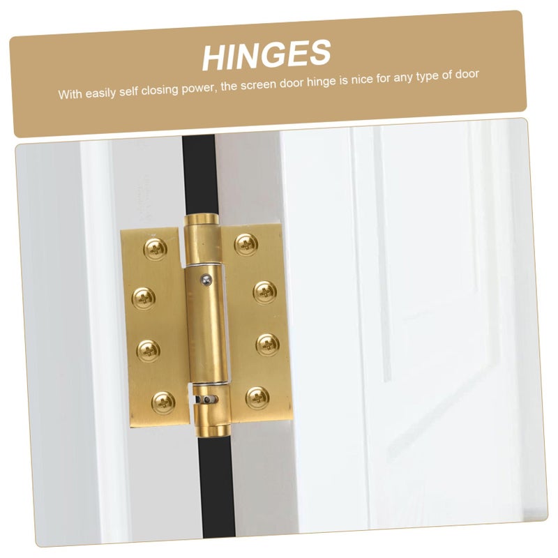 Heavy Duty Self Closing Door Hinges 10X7 6X0 3CM Durable Easy to Install - Image 3