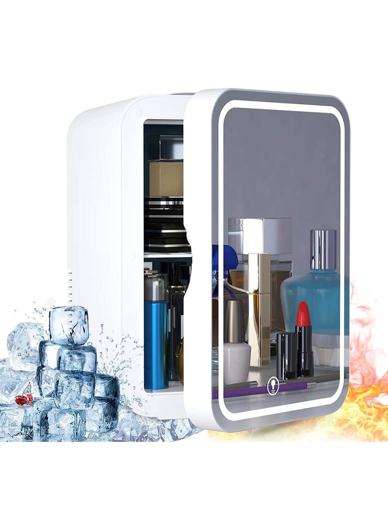 BLOOMING TIME 8L Mini Fridge with LED Mirror – Portable Skincare & Makeup Fridge, Cooler & Warmer for Home/Office  - Image 5