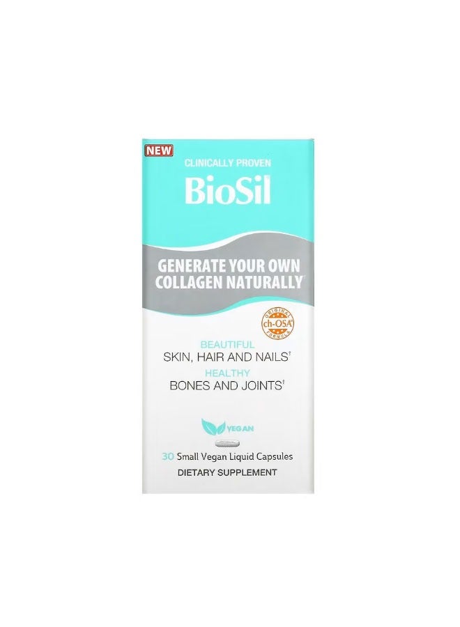 BIOSIL Advanced Collagen Generator 30 Small Vegan Liquid Capsules - Image 1