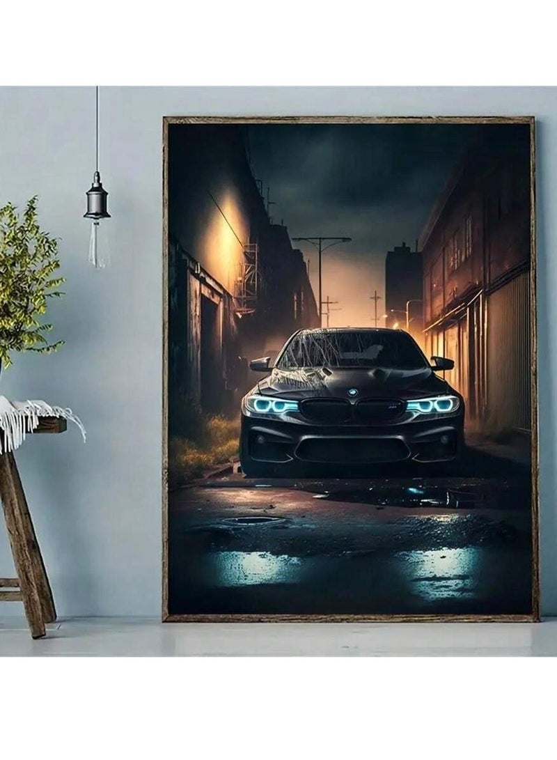لوحة قماشية لسيارة بطباعة رقمية عالية الجودة بدون اطار 70 *50سم - Image 3