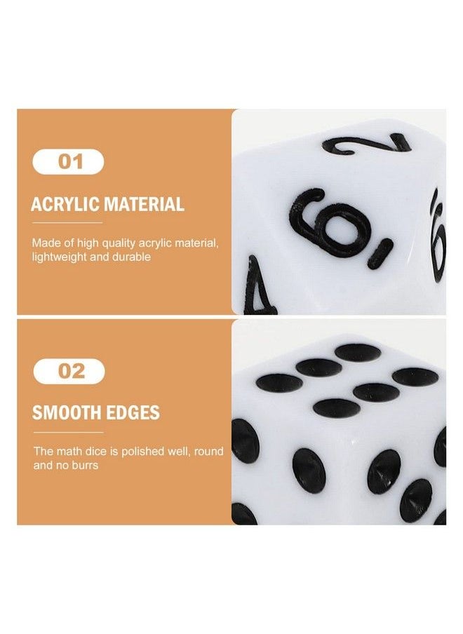NUOBESTY - Teaching Dice Set Math Dice Games For Kids 812 Include Math Operation Dice Number Dice And Dot Dice For Math Teaching Classroom Supplies 24Pcs - Image 1