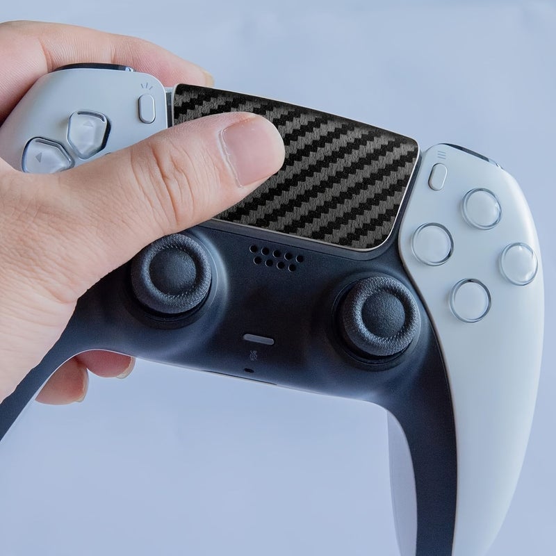 4 عبوات واقي وردي للوحة اللمس لوحدة تحكم PS5، بشرة محسّنة الملمس، مقطعة مسبقًا، سهلة التطبيق - Image 5
