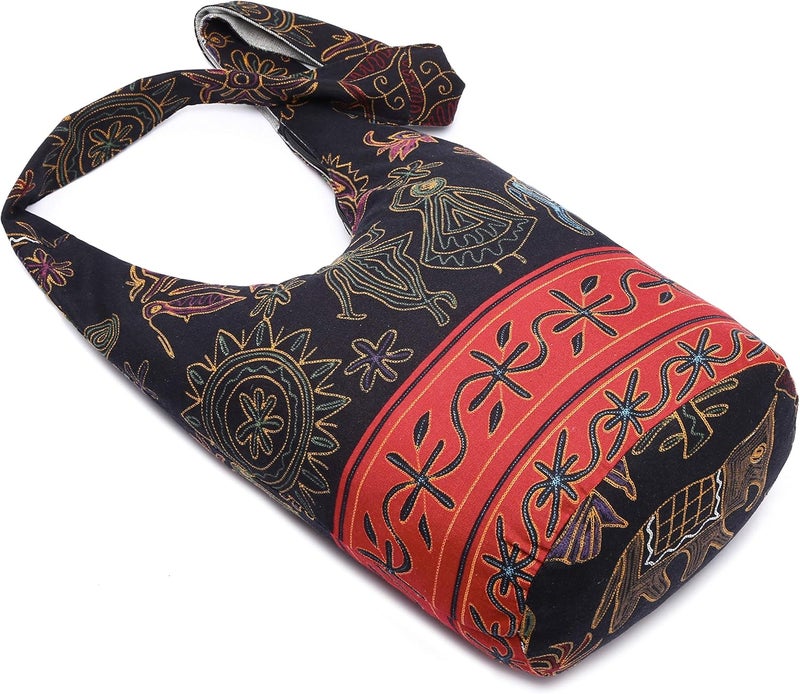 Coton Pose Women Shoulder Handbags Fashion canvas Hippie Crossbody Bags Bohemian Animal Prints Hobo Bags - Image 2