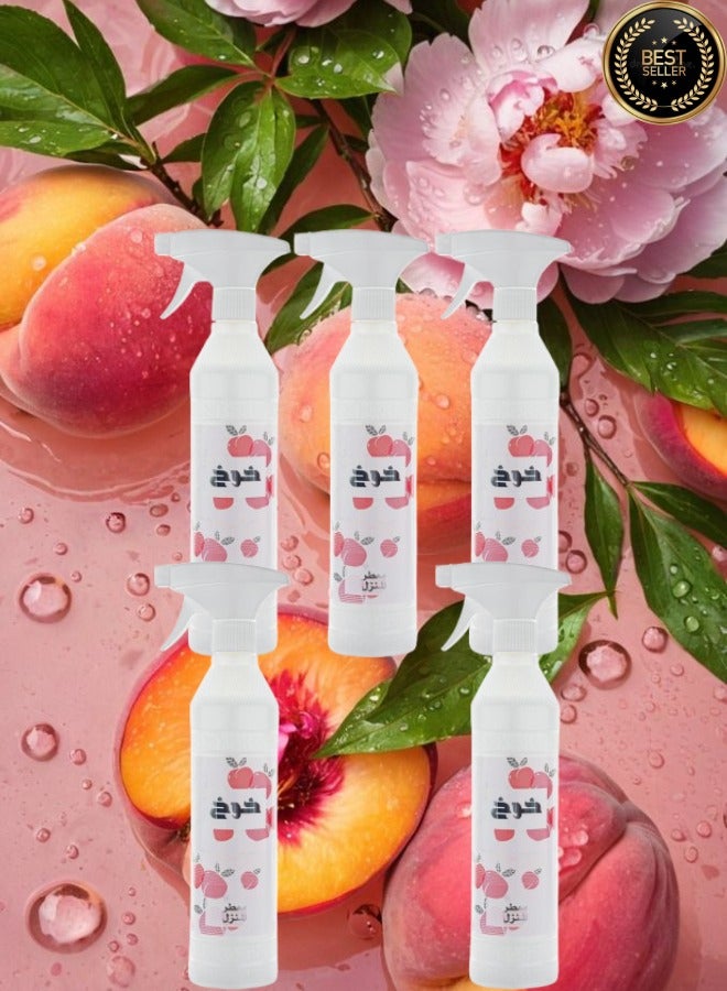 Banafa 5 Pieces Peach House Freshener - Image 1